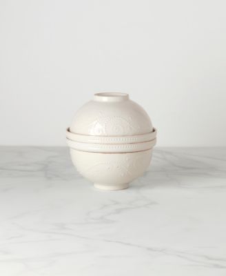 French Perle Luna Nesting Dinnerware Set, 8 Piece