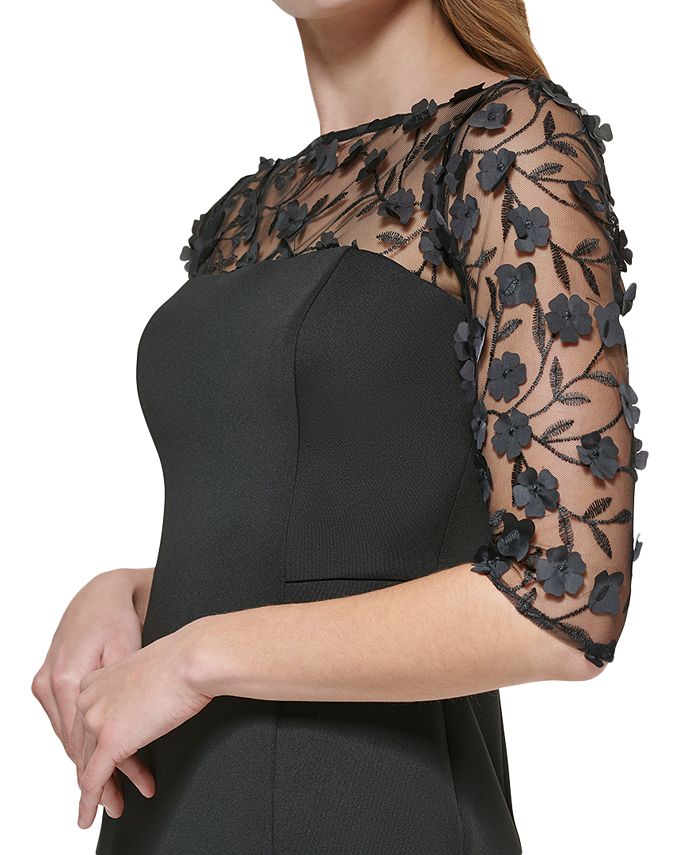 Eliza J Women's Elbow Sleeve Sheath Dress Macy's