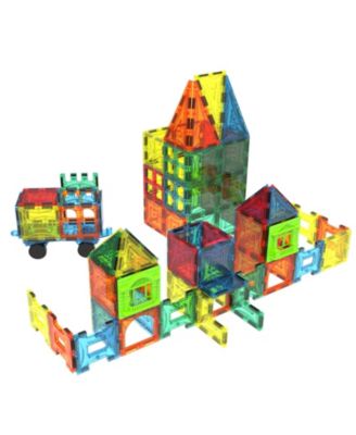 102 Piece Magnetic Building Block Play People Castle Set