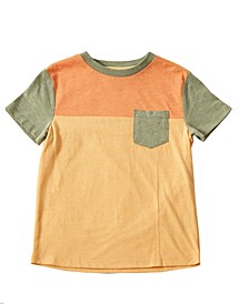Toddler Boys Short Sleeve Pocket T-shirt
