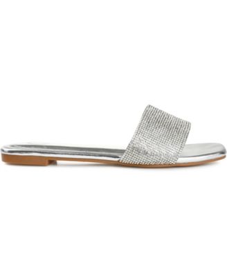 Women's Grayce Rhinestone Flat Sandals