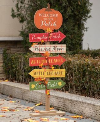 Fall Pumpkin Patch Porch Sign, 42.50"