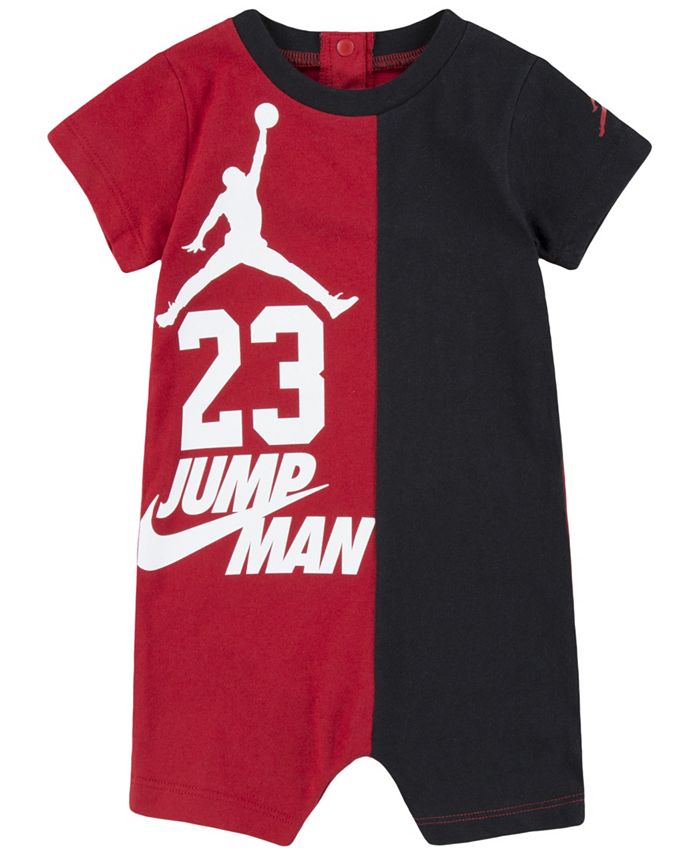 Jordan Baby Boys Elevated Classic Romper Macy's
