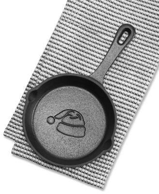 Martha Stewart Collection Mini Santa Hat Cast Iron Skillet, Created for Macy's
