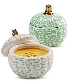 CLOSEOUT!  Harvest 2-Pc.  Pumpkin Cocottes, Created for Macy's
