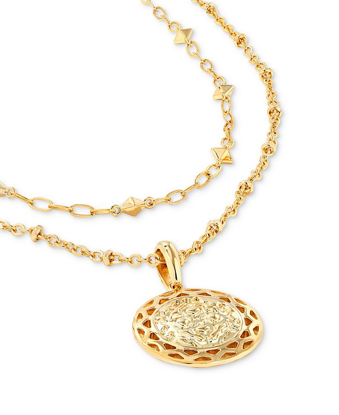 Kendra scott filigree shop coin charm necklace