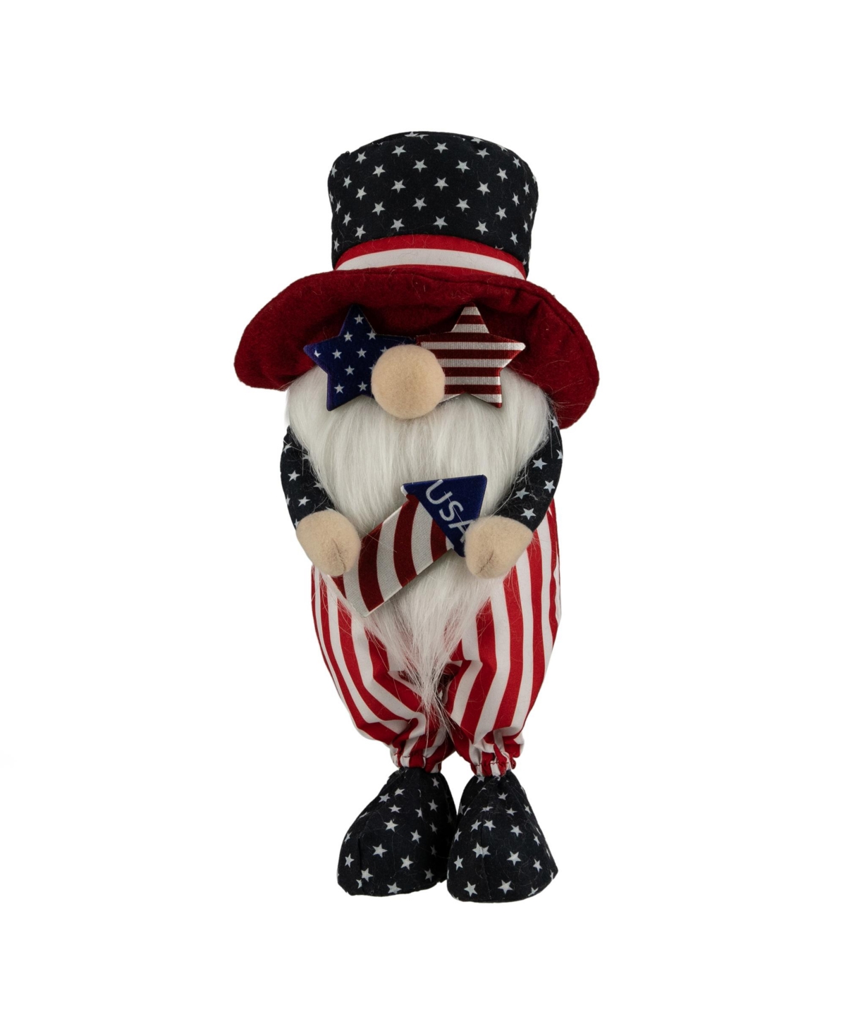 Northlight Patriotic Rocket 4th Of July Americana Gnome In Red