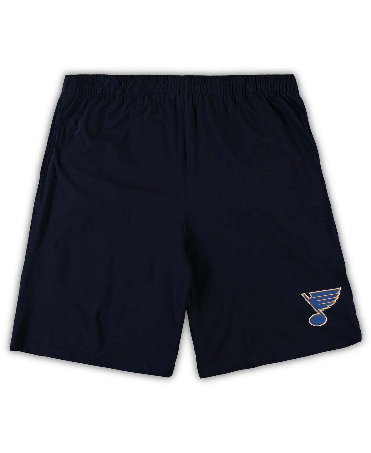 Shop Concepts Sport Men's  Blue, Heathered Charcoal St. Louis Blues Big And Tall T-shirt And Shorts Sleep  In Blue,heathered Charcoal