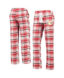 Women's Red, Black Calgary Flames Accolade Flannel Pants