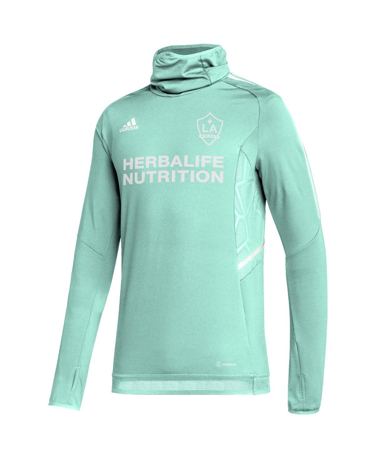 Men's adidas White La Galaxy Aeroready Raglan Warm Top - White