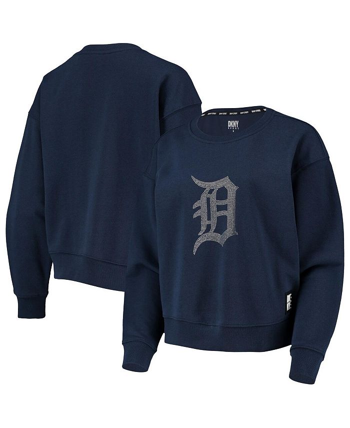 Men's Mitchell & Ness Navy Detroit Tigers City Collection Pullover Hoodie Size: Large