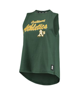 Women's Green Oakland Athletics Marcie Tank Top