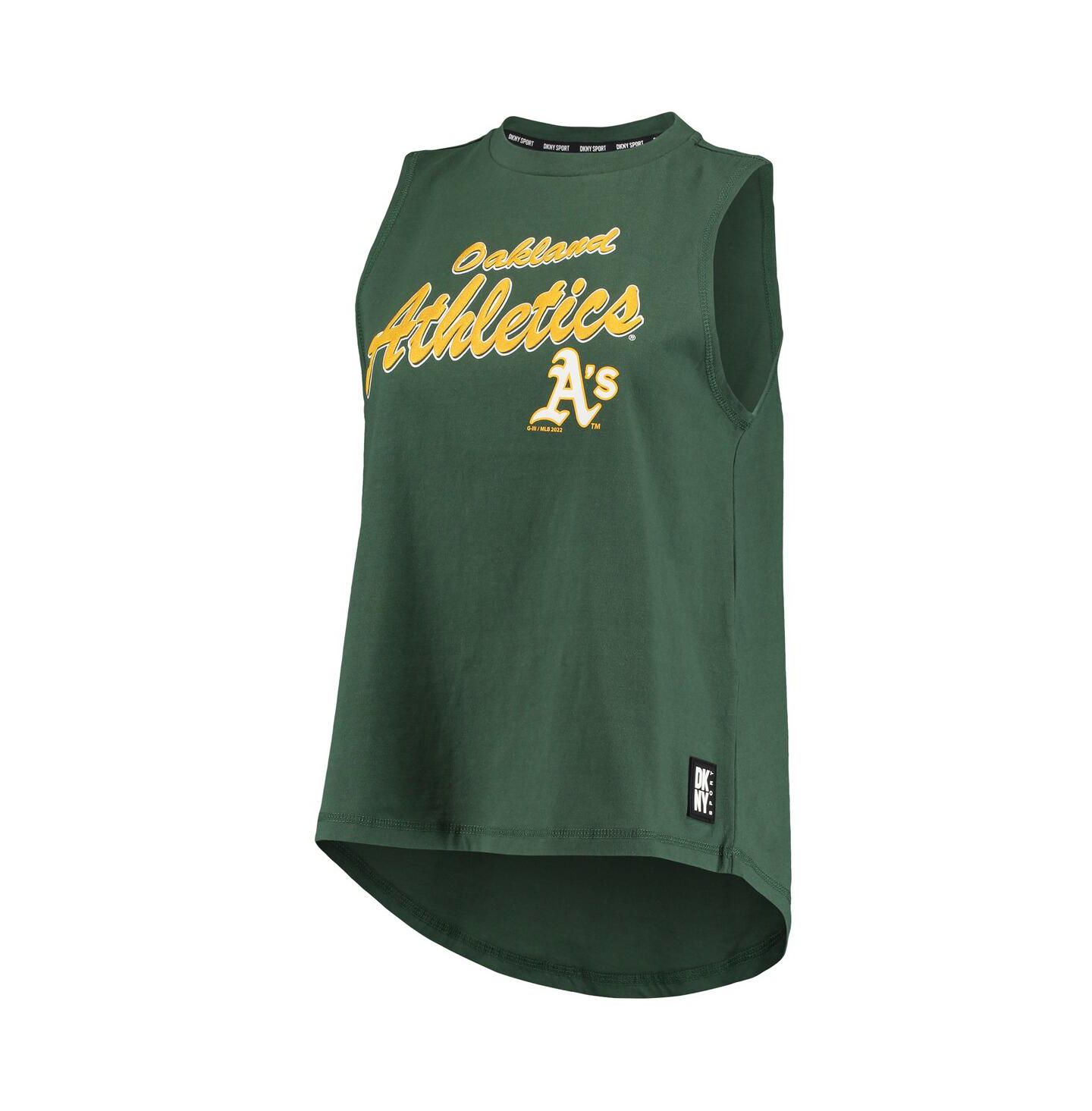 Женский топ DKNY Green Oakland Athletics Marcie — фото 3
