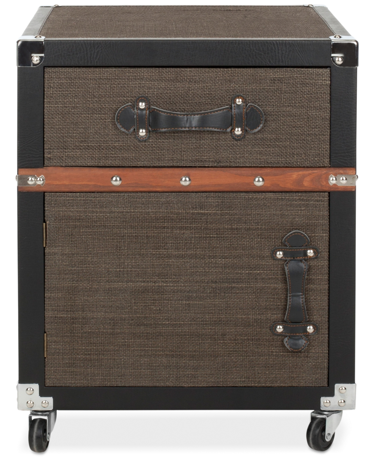 Bruce 2 Drawer Rolling Trunk