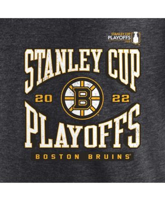 Men's Charcoal Boston Bruins 2022 Stanley Cup Playoffs Wraparound T-shirt
