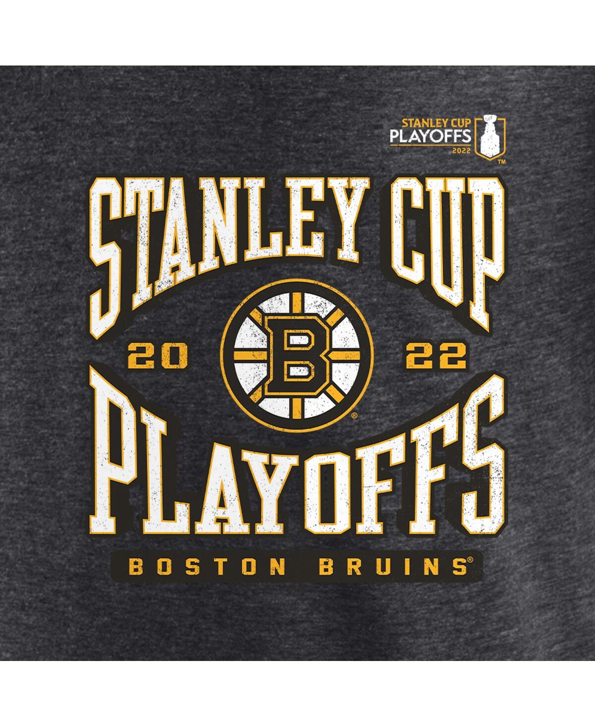 Men's FanaticsBoston Bruins 2022 Stanley Cup Playoffs Wraparound T-shirt - Charcoal