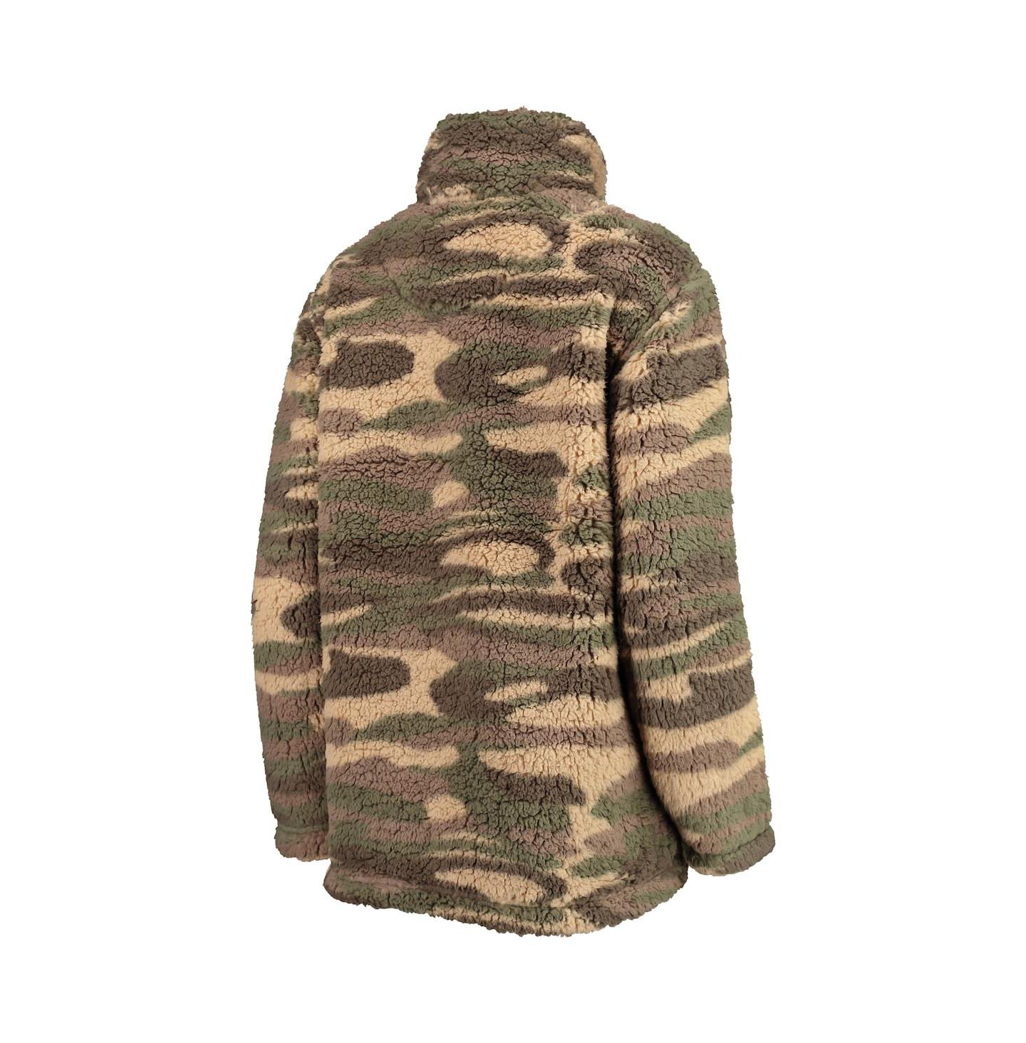 Женская куртка G-III Sports by Carl Banks Camo New Jersey Devils Sherpa Quarter-Zip — фото 4