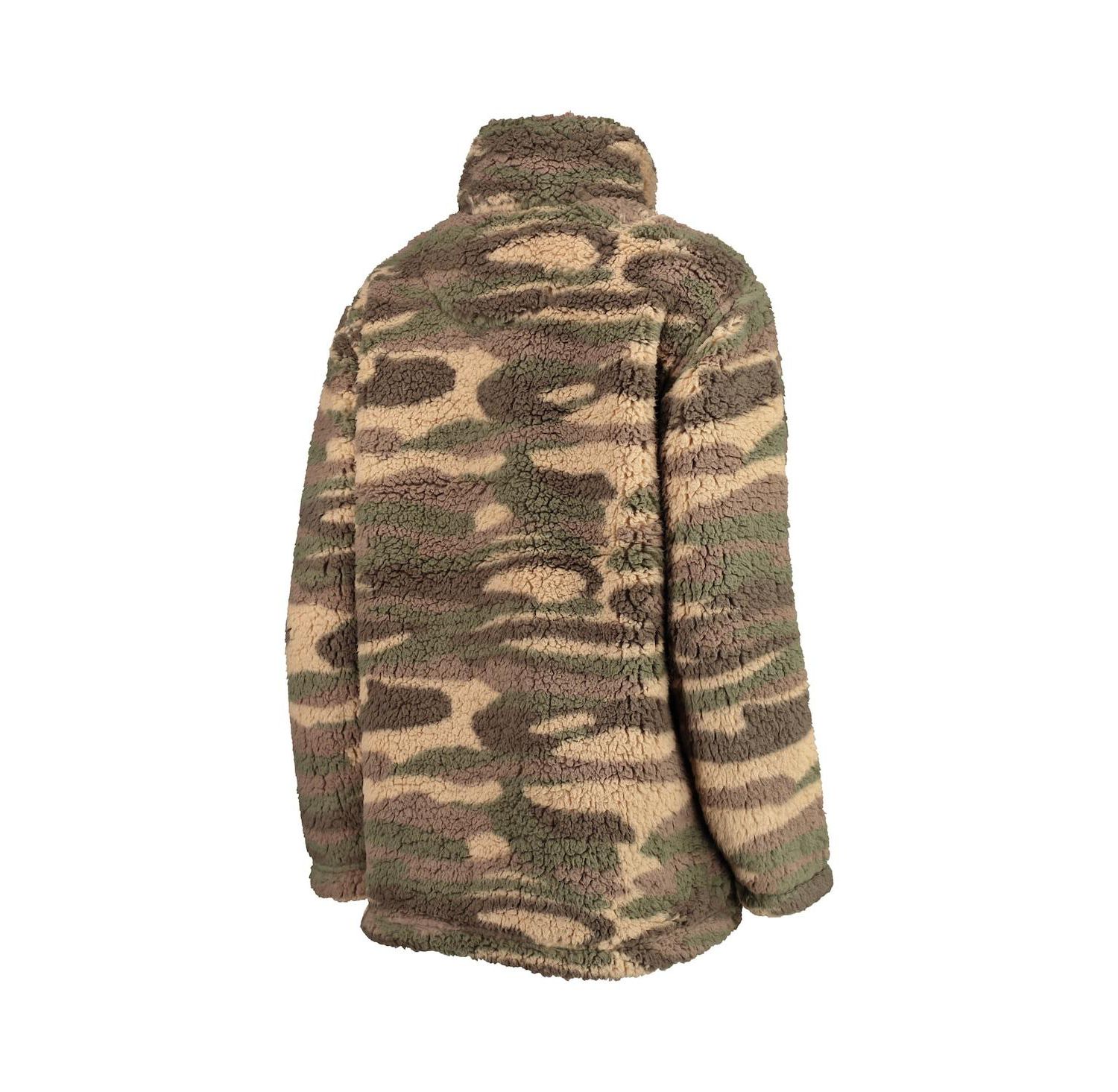 Women's Camo New Jersey Devils Sherpa Quarter-Zip Jacket