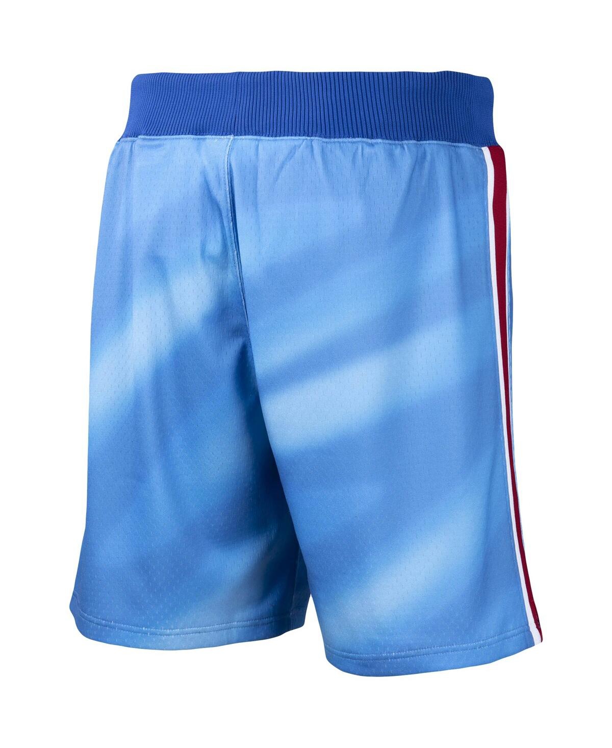 Mitchell & Ness Men's  Blue New Jersey Nets 1990/91 Hardwood Classics Authentic Shorts In Blue