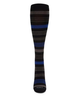 Men's Striped Nylon Compression Socks