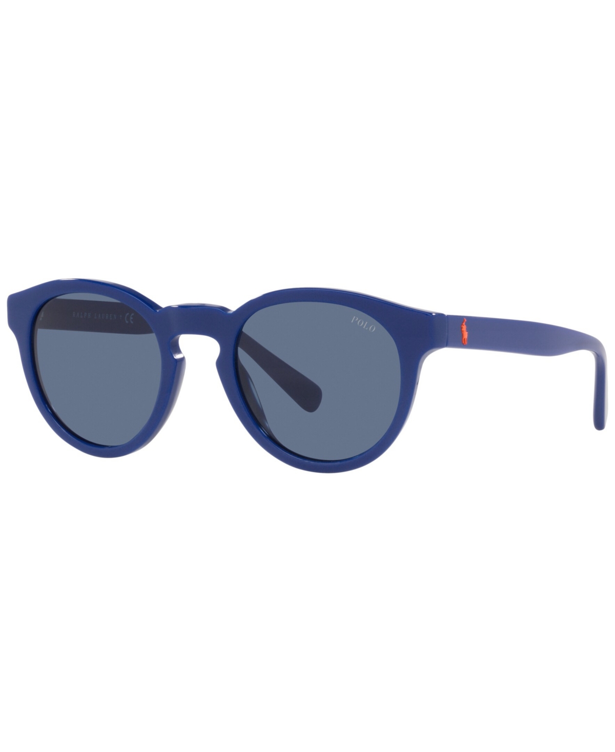 Shop Polo Ralph Lauren Men's Sunglasses, Ph4184 49 In Shiny Royal Blue