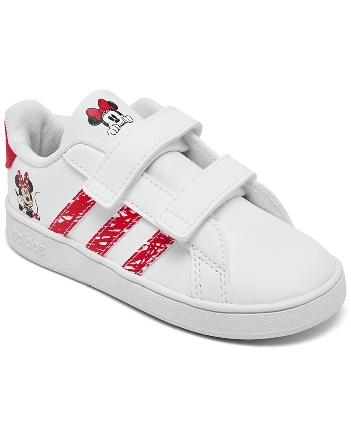 adidas Toddler Disney Minnie Mouse Court Closure Casual Sneakers Finish Line - Macy's