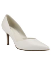 Macy's white heels store
