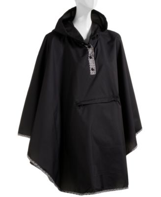 Women's Water-Repellent Pack-able Rain Poncho