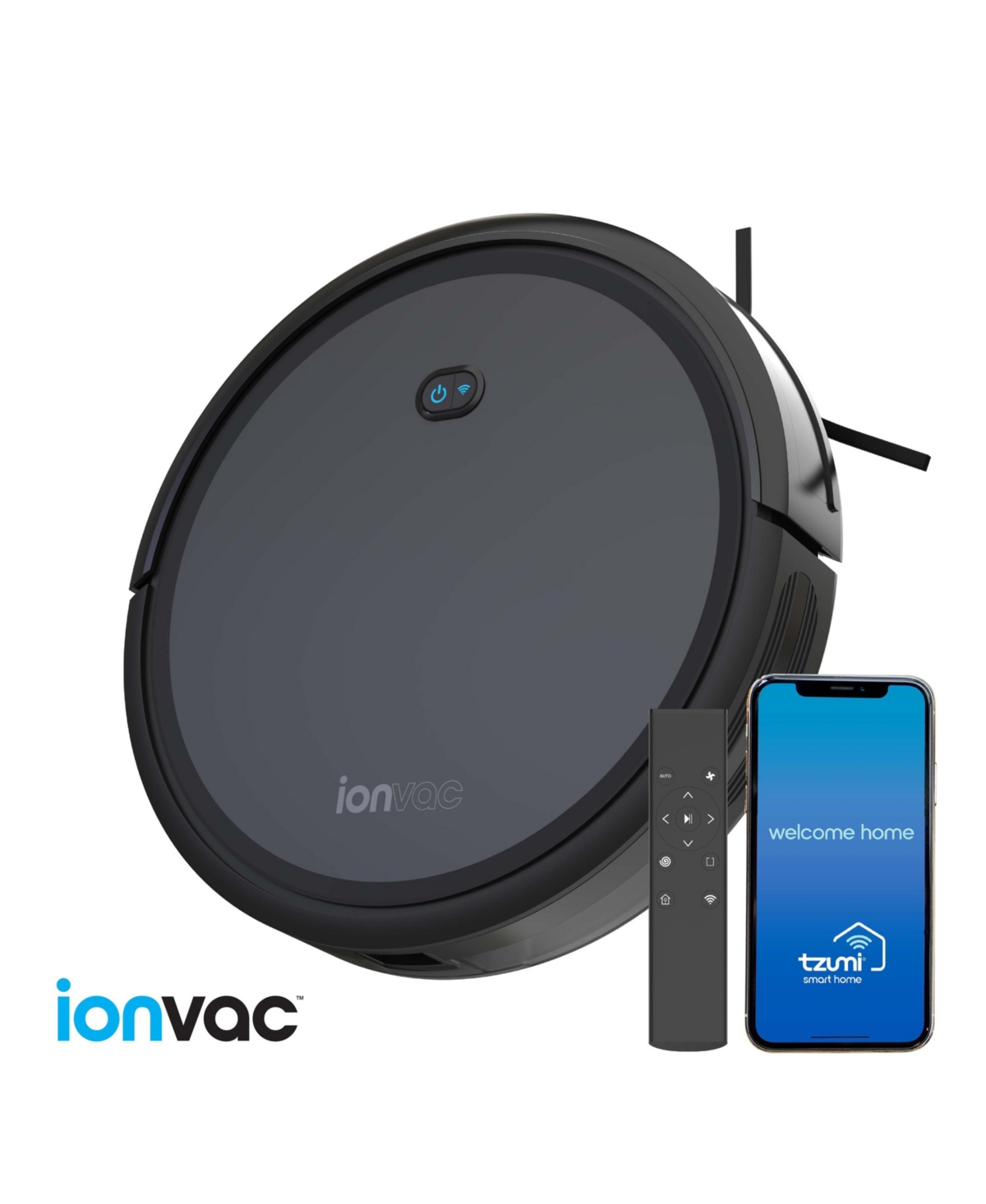 ionvac SmartClean 2000 Robovac, Wi-Fi Connected - Black
