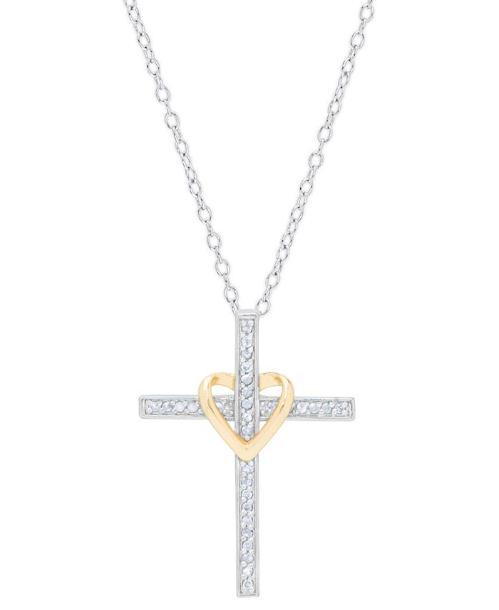 Macys sales diamond cross