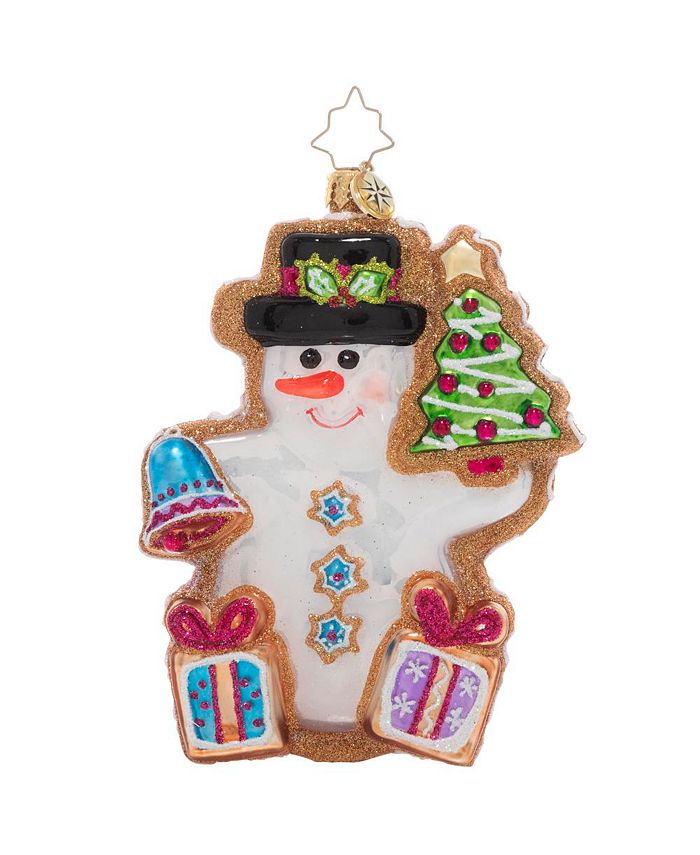 Christopher Radko Gingerbread Snowman Glass Ornaments Macy's