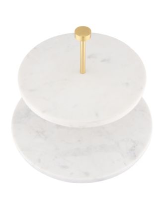 Uptown Marble Two Tiered Server