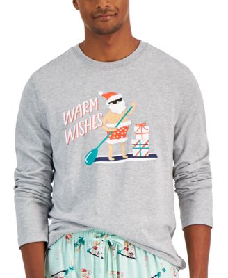 Family Pajamas Matching Men's Tropical Santa Mix It Family Pajama