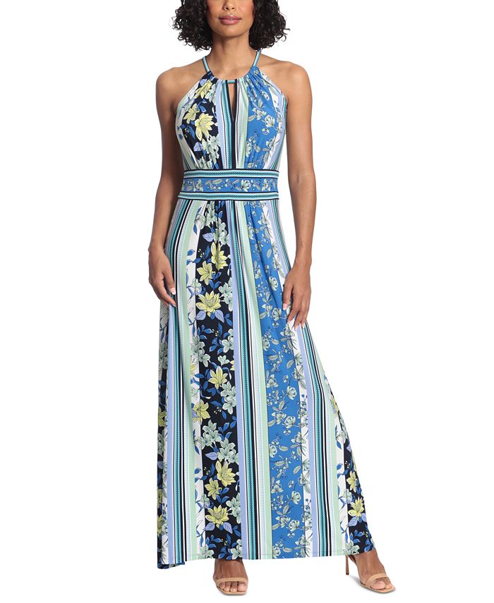 Petite halter sale maxi dress