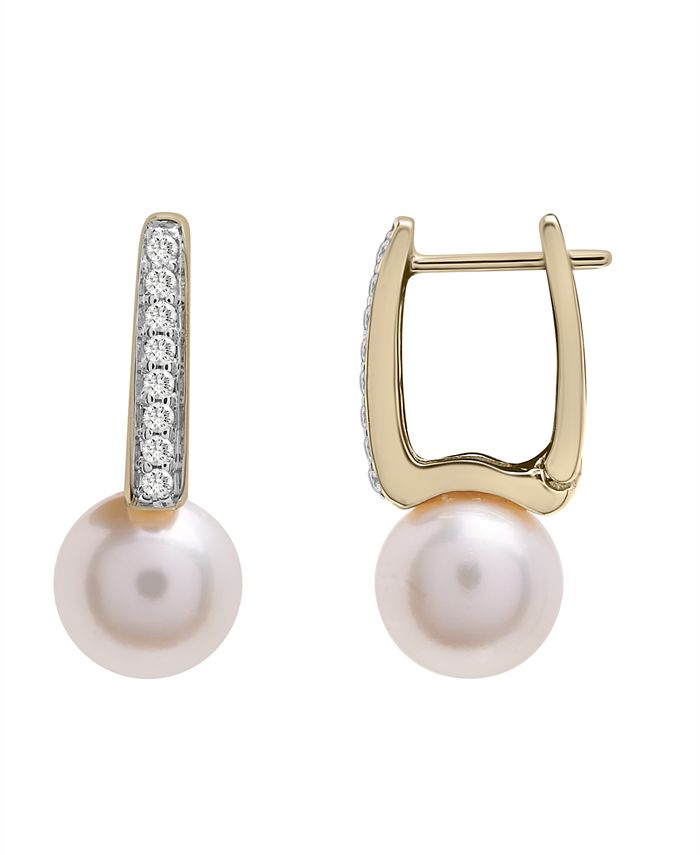 Macys gold huggie earrings top