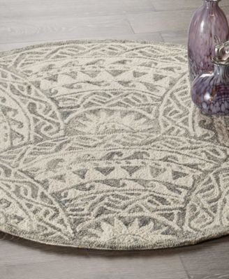 Radiance RDC-087 4' x 4' Round Area Rug