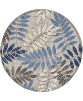 Aloha ALH18 4' x 4' Round Area Rug
