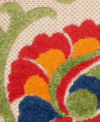 Aloha ALH17 7'10" x 10'6"Outdoor Area Rug