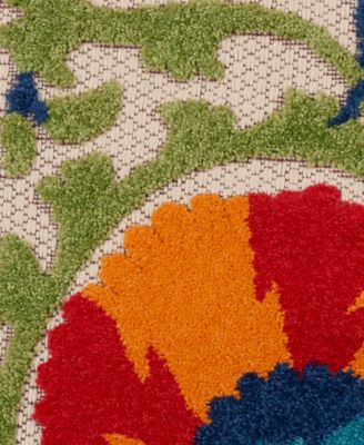 Aloha ALH20 4' x 4' Round Outdoor Area Rug