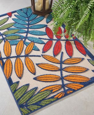 Aloha ALH18 2'8" x 4' Outdoor Area Rug