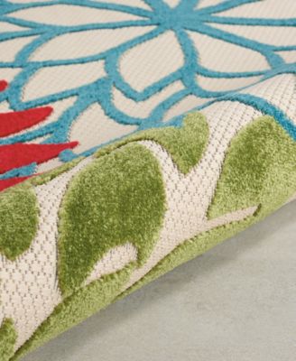 Aloha ALH05 7'10" x 7'10" Round Outdoor Area Rug