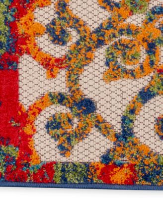 Aloha ALH21 2'8" x 4' Outdoor Area Rug