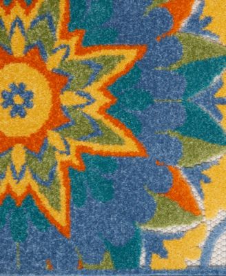 Aloha ALH22 7'10" x 10'6" Outdoor Area Rug