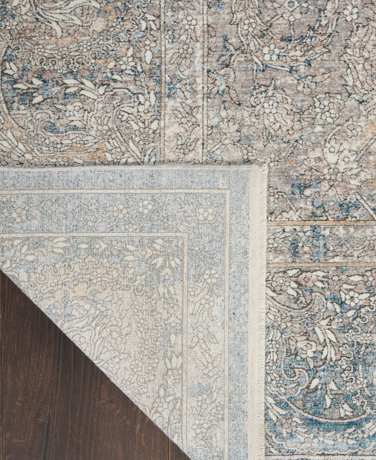 Nourison Home Starry Nights Stn01 8' X 10' Area Rug In Cream,blue