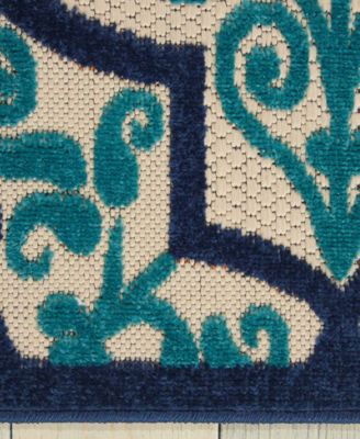 Aloha ALH14 5'3" x 7'5" Outdoor Area Rug