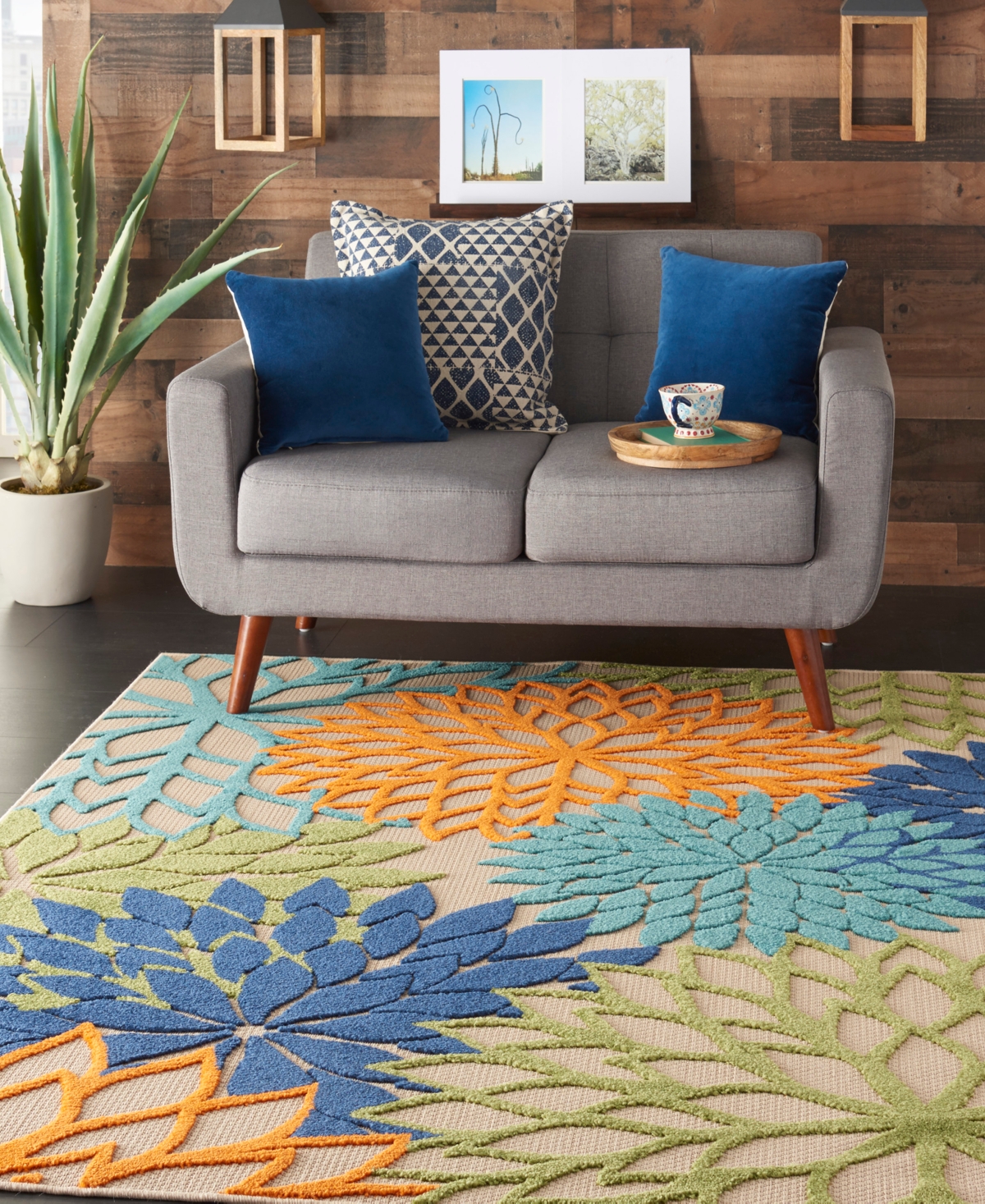 Nourison Home Aloha ALH05 Outdoor Area Rug