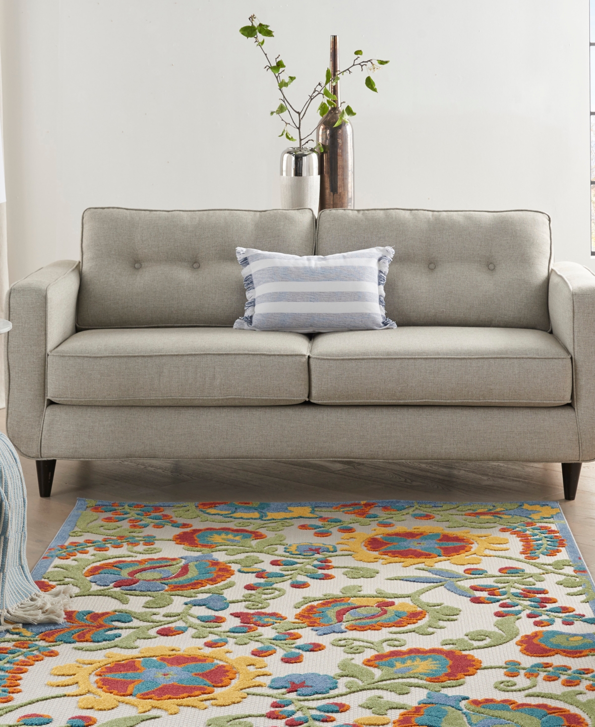 Nourison Home Aloha ALH17 3'6" x 5'6" Outdoor Area Rug