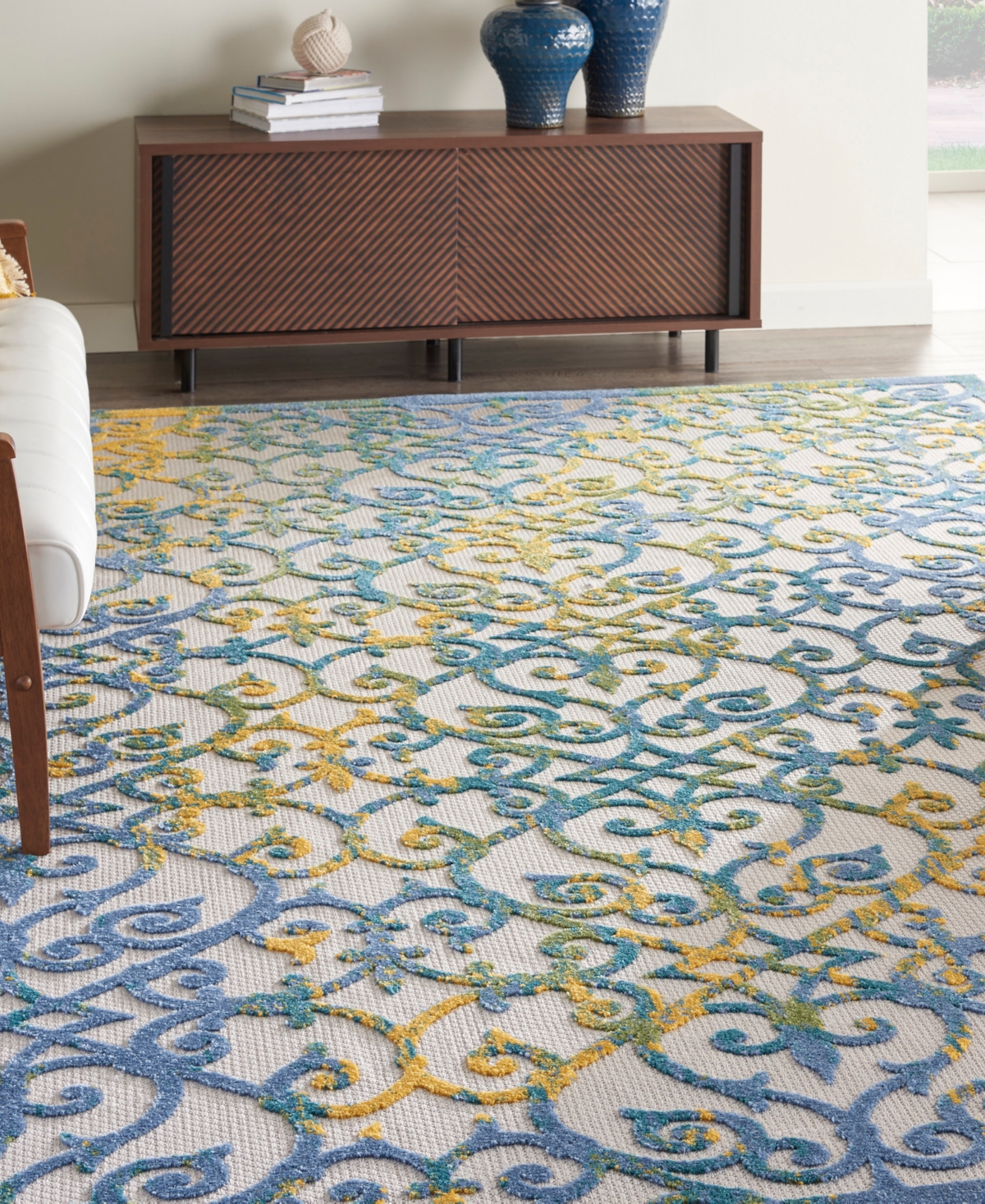 Nourison Home Aloha ALH21 7'10" x 10'6" Outdoor Area Rug