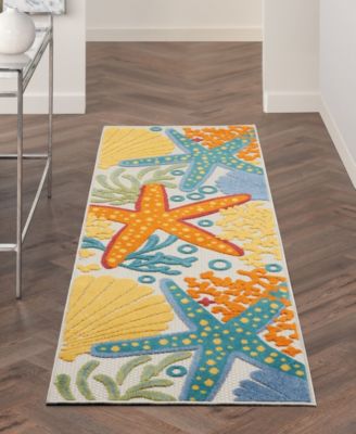 Aloha ALH24 2' x 6' Runner Rug