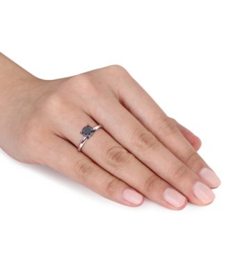 Black Diamond Solitaire Engagement Ring (1-1/2 ct. t.w.) in 14k White or Yellow Gold